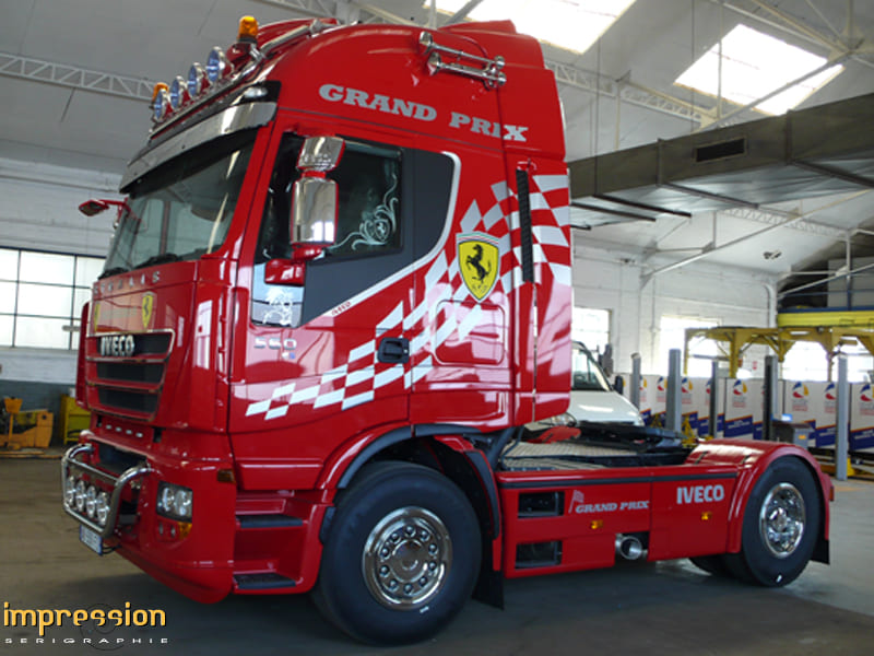 Flocage camion à Le Quesnoy
